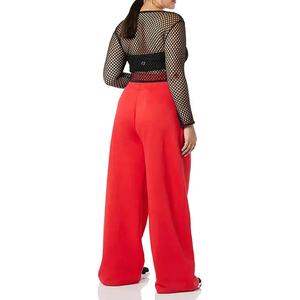 Oversize-Fleece Breathable Customized Factory Made Women Pocket Casual Yoga Loose-Baggy Longed Sweatpants Sport Pants Trousers - Product Image 5