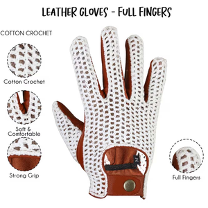 Guantes de Motocicleta para Hombre de Piel de Oveja con Forro Térmico Ecológico y Pantalla Táctil Marrón Baratos de la Marca Wolson Industry - Product Image 6