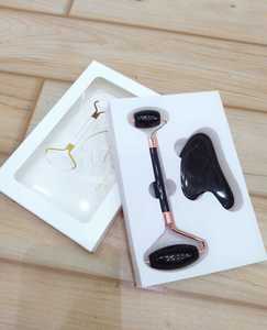 All multi colour crystal message <b>roller</b> Tiger Eye Facial <b>Roller</b> With Gua Sha Tool Polished Stone Set For Face <b>Massage</b> - Product Image 6