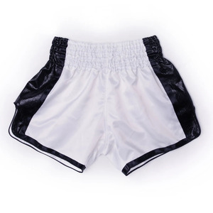 Customized Plus Size Men's MUAY Thai Kick Boxing Shorts High Street Style Solid Pattern Breathable 220g Polyester Blended Satin - Product Image 3