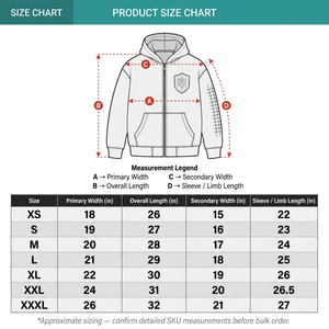 Premium <b>Men's</b> Cotton Brushed Fleece Full Zip Oversized Streetwear Hoodie Custom Heavyweight Chenille Patch <b>Gothic</b> Graphic <b>Jacket</b> - Product Image 6
