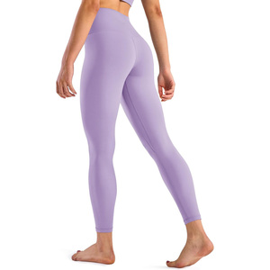 Custom Private Label Yoga Pants Women High Waist Workout <b>Leggings</b> <b>with</b> Side <b>Pockets</b> OEM Fitness Wear - Product Image 4