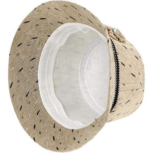 Gorra Newsboy Negra para Mujer al por Mayor, Gorro Baker Boy a Rayas de Moda para Fiesta al Aire Libre de Invierno, Visera de Moda con Anillo Metálico, 100% Lana - Product Image 3