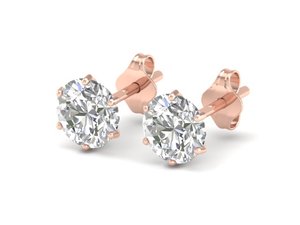 REYES Pendientes de Diamantes Cultivados en Laboratorio HPHT CVD de Plata de Ley 925 Personalizados para Mujer, Precio de Fábrica, Regalo de Compromiso, Joyería Fina - Product Image 3