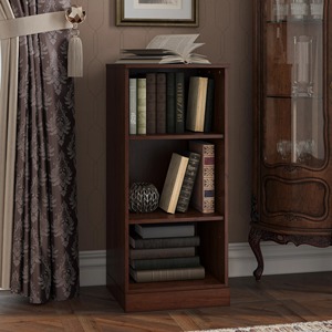 Wooden <b>Storage</b> Shelf Double Tier Rectangle Standing Type <b>For</b> Living Room Minimalist Design Durable Lacquered Finish - Product Image 2
