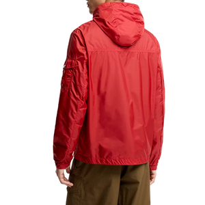 Customize Men Printed Waterproof Hooded <b>Rain</b> <b>Jacket</b> Lightweight Breathable Premium Outdoor Windbreaker 100% Polyester Shell - Product Image 2