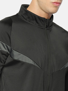 Ensemble de survêtement sportif en polyester avec sweat à capuche zippé et pantalon droit, personnalisable avec logo et motifs – Collection Streetwear - Product Image 4