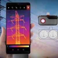 HTi 203U 256*192 Cell Phone Ir Vision Phone Android Thermal Imaging Camera Plug Into Mobile Phone Thermal Imaging