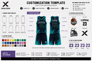Conjunto de Uniforme de Baloncesto Sublimado X Sports City, Camiseta sin Mangas con Cintura Elástica que Absorbe la Humedad, Pantalones Cortos, Unisex para Adultos, Todas las Temporadas, OEM/ODM - Product Image 4