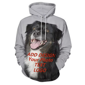 Vente en gros Sweats à capuche pour hommes en coton vintage épais Trou lavé Distressed Triple Pocket Streetwear Crocheté Inspiré de l'hiver - Product Image 4