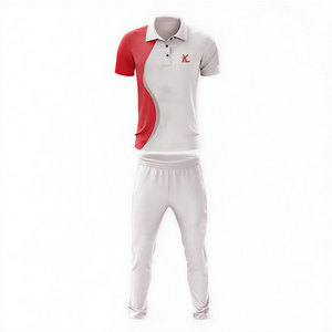 Uniforme de Cricket Profesional Personalizado de Alta Calidad y Peso Ligero con Mangas Cortas para 2026 - Product Image 1