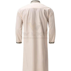 Nueva llegada, mejor material, túnica musulmana para hombre, ropa islámica, túnica musulmana para hombre con MOQ bajo. - Product Image 5