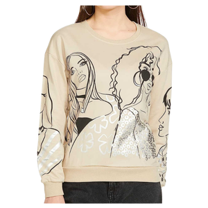 เสื้อสเวตเชิ้ตคอกลมทรงยาว คุณภาพสูง สำหรับทุกเพศ สไตล์ลำลอง สตรีทแวร์ แฟชั่น ผ้าเนื้อนุ่ม - Product Image 3