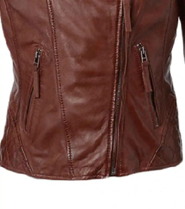 Premium Women Leather <b>Jacket</b> Classic Fashion Outerwear Soft Touch Durable Construction Stylish Zip Front <b>Biker</b> <b>Jacket</b> Wholesale - Product Image 5