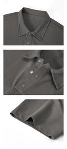 Polo de Golf Personalizado de Alta Calidad para Hombre, Ajustado, de Poliéster Reciclado y Spandex, con Bordado - Product Image 3