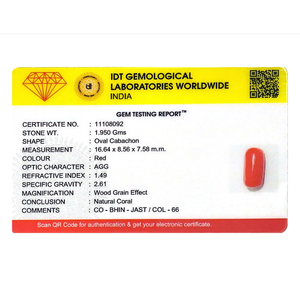 Lot de pierres précieuses synthétiques en corail rouge ovale de haute qualité, 9,75 ct, pour la fabrication de bijoux - Product Image 4
