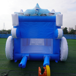 Combo de carruaje congelado de 5m Snow Queen Castle Girl Loopy casa inflable de salto con tobogán Casa de salto hinchable con tobogán - Product Image 4