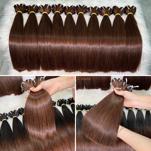 Extensiones de Cabello Remy Vietnamita de Lujo AZ Hair, Lisas, Color Marrón Natural, 100 Gramos, Doble Trama a Máquina - Product Image 3