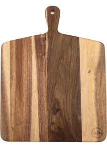 เขียงไม้มะม่วงธรรมชาติเกรดอาหาร รูปทรงสี่เหลี่ยมผืนผ้า พร้อมด้ามจับ ทนทาน หนา 1.3 ซม. อุปกรณ์ครัว ของตกแต่งบ้าน ราคาโรงงานโดยตรง - Product Image 3