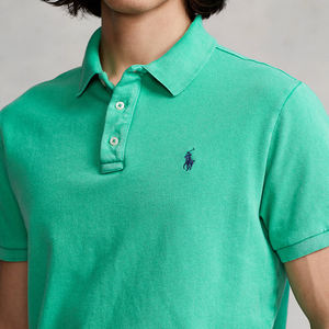 Camisetas de Punto Suave de Alta Calidad para Hombre, Servicio OEM, Transpirables, de Secado Rápido, Color y Logotipo Personalizados, Estilo Urbano - Product Image 4