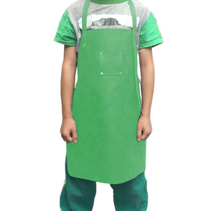 Multi-Purpose Heavy Duty Premium Quality Cowhide Split <b>Leather</b> Sleeveless Drink/Food Use Fire Resistant Breathable Safety <b>Apron</b> - Product Image 3