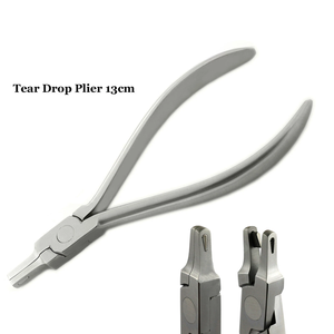 Pince orthodontique dentaire à chaud, pour thermoformage de gouttières et aligneurs transparents, en acier inoxydable de haute précision - Product Image 1