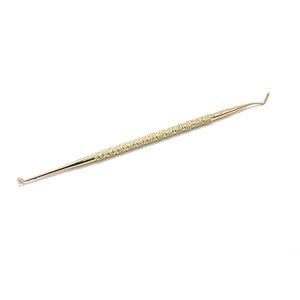 Kit de relleno de resina compuesta dental, herramientas de moldeo con mango de plástico y puntas de acero inoxidable, Instrumentos dentales amarillos, 1 unidad - Product Image 1