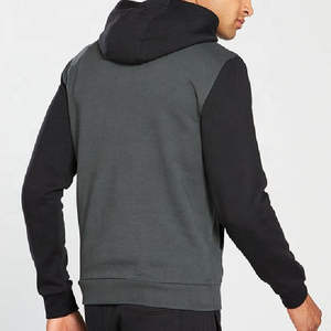 Sweat-shirts pour hommes de haute qualité avec logo personnalisé, 100% coton, épais, teint uni, automne-hiver, grande taille, respirant - Product Image 2