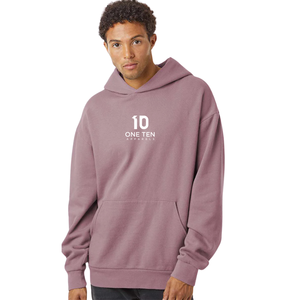 เสื้อฮู้ดดี้ผู้ชาย น้ำหนักปานกลาง 280 กรัม สีออร์คิด ผ้าฝ้ายฟลีซพรีเมียม สวมใส่สบาย สไตล์สตรีทแวร์ รับสกรีนโลโก้ รับผลิตแบบ OEM ODM - Product Image 1