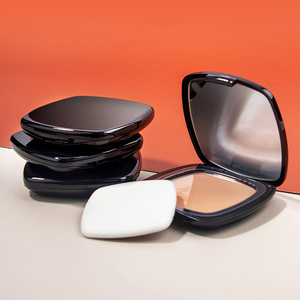 Matte Oil Control Long-Lasting Pressed Powder, Black Square Case with Puff & Mirror Full Coverage Face Powder - Product Image 6