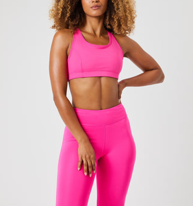 Women Solid Seamless Reversible 1-Piece High Waist Tummy Control Leggings Sports Bra Breathable Quick Dry Active Stretch - Product Image 2