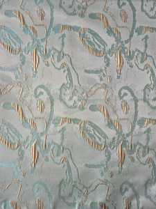 Tela Jacquard de poliéster con brillo ultrasuave turco, brocado metálico elegante con hilo especial, para niñas, Color 1 - Product Image 4