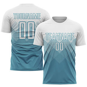 เสื้อฟุตบอลซับลิเมชั่นแบบกำหนดเองสำหรับผู้ชาย เสื้อฟุตบอลย้อนยุคสีดำชมพู ลายกราฟิกฮาล์ฟโทน ชุดทีม ชุดฝึกซ้อมแบบกำหนดเอง - Product Image 4