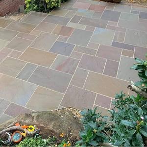 Pavés et revêtements muraux en pierre naturelle de grès vert RJ - Product Image 2