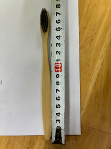 Brosse à dents en bambou naturel écologique, vente en gros, logo personnalisé, brosses à dents en bois de bambou - Product Image 2