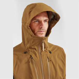 Wholesale Men's Premium Softshell Waterproof Hooded Hiking Jacket Windproof Multi-Pocket Fleece <b>Coat</b> OEM - Product Image 6