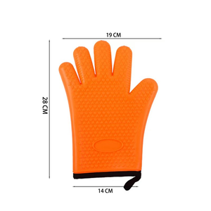 Ensemble de gants de four en silicone extra larges, imperméables, pour la cuisson au barbecue, avec manches longues, accessoires de cuisine - Product Image 3