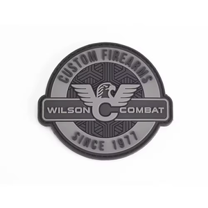 Custom 3D Embossed Rubber PVC <b>Sew</b>-<b>On</b> <b>Patches</b> with Nonwoven Felt Fabric for Clothing - Product Image 1