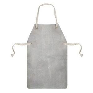 Cowhide Split <b>Leather</b> Welding <b>Apron</b> Heavy Duty Construction High Heat Resistant Oil-Resistant Sleeveless CE Certified <b>Apron</b> - Product Image 1