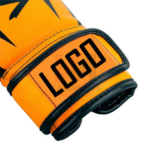 Guantes de Boxeo Personalizados OEM con Impresión de Logotipo, Guantes de Entrenamiento de Piel Sintética Resistente para Artes Marciales y Fitness - Product Image 5