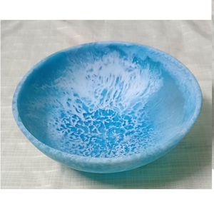Salad Bowl with Beautiful Fruit Pattern Oval Kitchenware Handcrafted Round Resin Color <b>Box</b> Epoxy Resin Cartoon <b>Party</b> Baby Bowl - Product Image 4