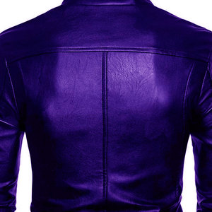 Custom <b>Men's</b> Genuine Leather Bomber <b>Jacket</b> Waterproof Varsity Style Streetwear <b>Jacket</b> Wholesale - Product Image 3