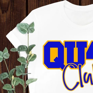 SGRHO Quad Club T-<b>Shirt</b> <b>White</b> <b>Women's</b> Sorority Tee <b>Short</b> <b>Sleeve</b> Casual Greek Letter <b>Shirt</b> Sigma Gamma Rho College Apparel Custom - Product Image 5