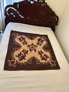 Nueva Colección 2026: Edredones Hawaianos Vintage de Diseño, Bordados en Marrón y Blanco, 100% Algodón Ecológico, Ropa de Cama Personalizada para Hogar y Hotel - Product Image 2