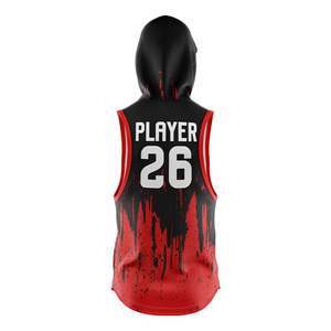 Maillot de football américain sans manches à capuche personnalisé pour adulte, avec nom du joueur sublimé, anti-humidité, unisexe, pour 7v7 - Product Image 5