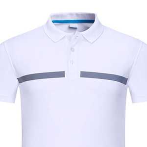 Free Sample High Visibility Custom Safety <b>Clothing</b> <b>Fluorescent</b> Reflective Work Polo Shirt Construction Outdoor Industrial Use - Product Image 5