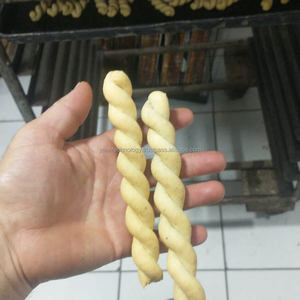 Mahua torsadé commercial faisant la Machine bretzel bâton pain Biscuit coupe formant la Machine de fabrication distributeur de bande de pâte - Product Image 5