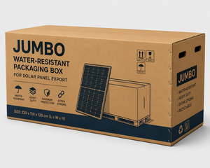 กล่องบรรจุภัณฑ์กันน้ำขนาดใหญ่สำหรับส่งออกแผงโซลาร์เซลล์ - Product Image 1