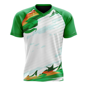 Nouvelle Arrivée T-shirts Sportifs Personnalisés Col en V Tricotés Écologiques Coupe Ample Streetwear Marque You Noir Tenue d'Équipe - Product Image 1