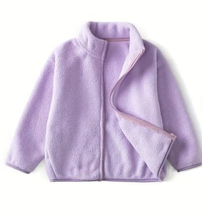 Chaqueta Cárdigan Básica Polar 100% Algodón para Niños, Camisa Personalizada, Sudadera Ecológica de Otoño, Manga Abullonada con Estampado Animal - Product Image 3
